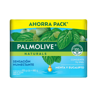 PALMOLIVE JABON NAT MENTA/EUC 18/4 120 G