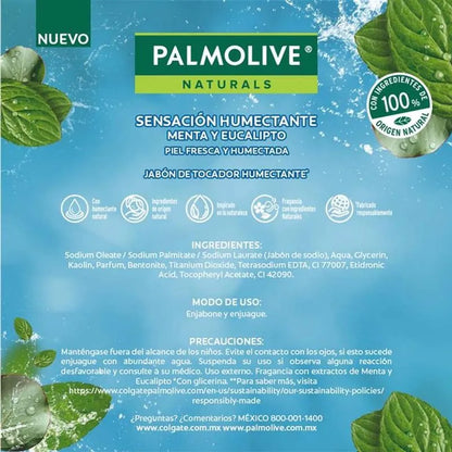 PALMOLIVE JABON NAT MENTA/EUC 18/4 120 G