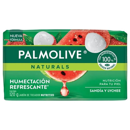 PALMOLIVE JABON NAT SANDIA/LYCHEE 18/4 120 G