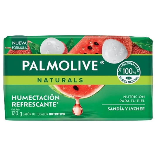 PALMOLIVE JABON NAT SANDIA/LYCHEE 18/4 120 G