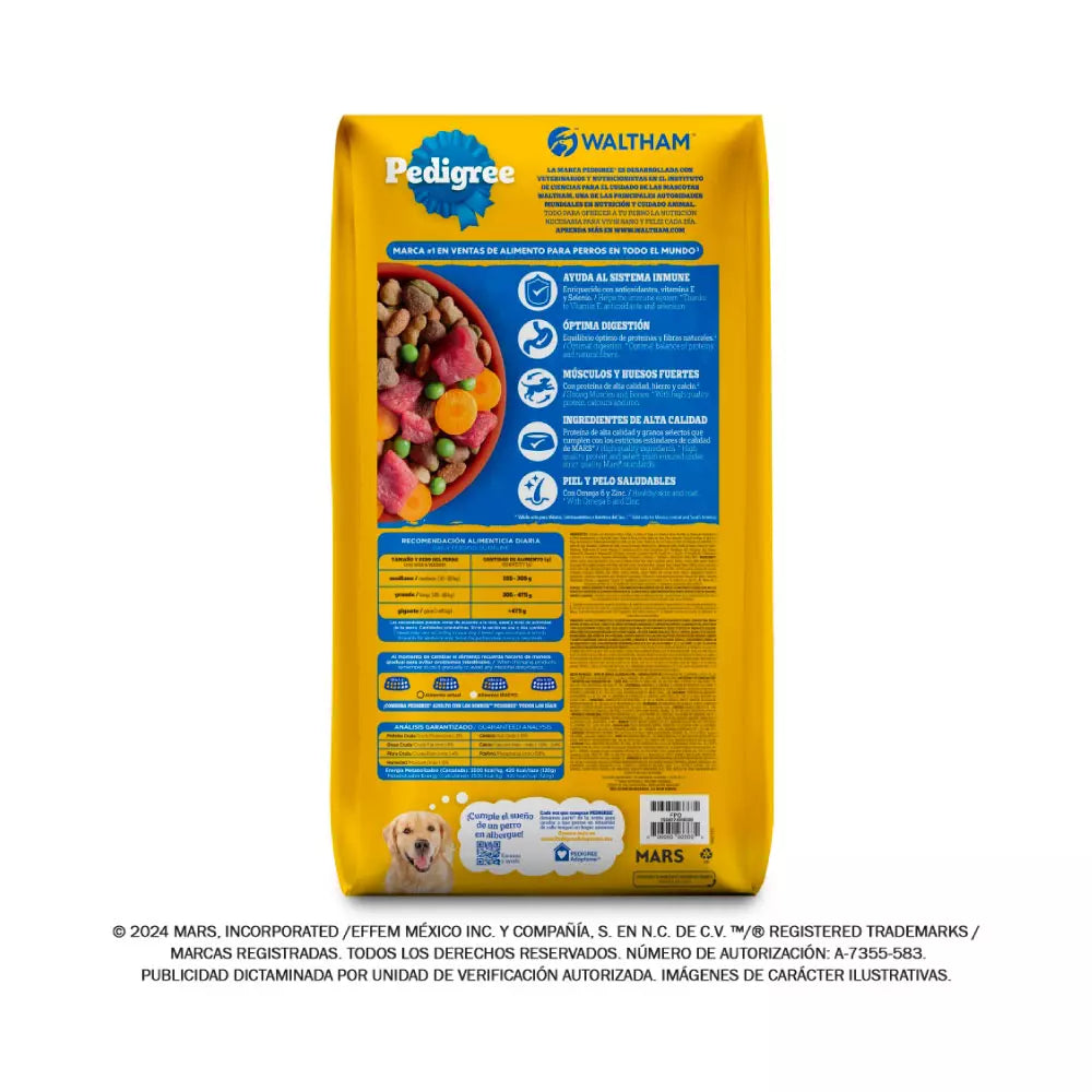 PEDIGREE NUTRICION COMPLETA C/20 K