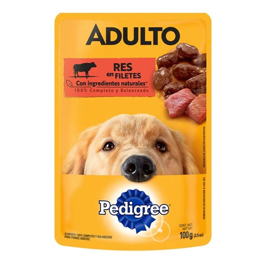 PEDIGREE SOBRE ADULTO RES 12/100 G