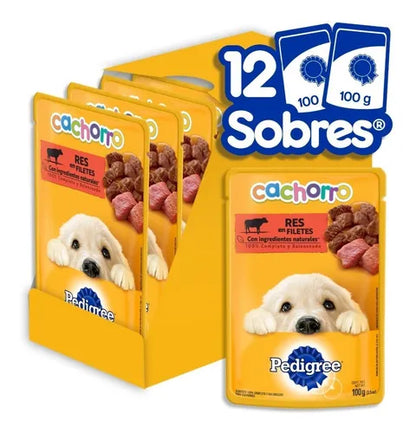 PEDIGREE SOBRE CACHORRO RES 12/100 G