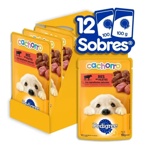PEDIGREE SOBRE CACHORRO RES 12/100 G