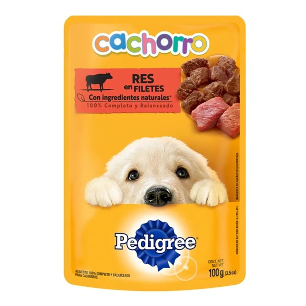 PEDIGREE SOBRE CACHORRO RES 12/100 G