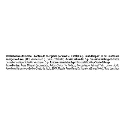 PENAFIEL AGUA MINERAL TWIST LIMON 12/600 ML