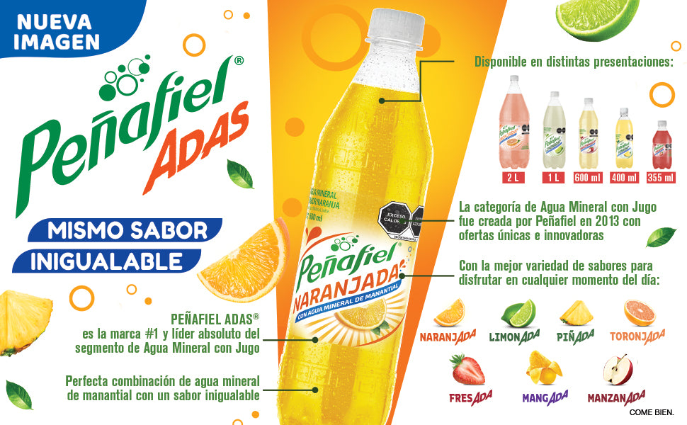 PENAFIEL REFRESCO PET NARANJADA 12/600 ML