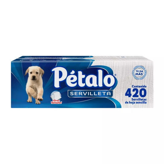 PETALO SERVILLETA BLANCA 420
