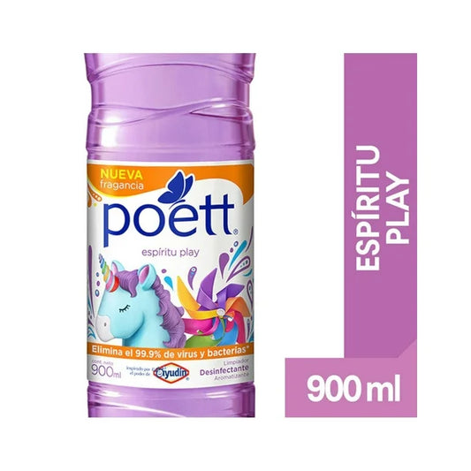 LIMPIADOR MULTIUSOS AROMATIZANTE POETT ESPIRITU PLAY 12/900 ML