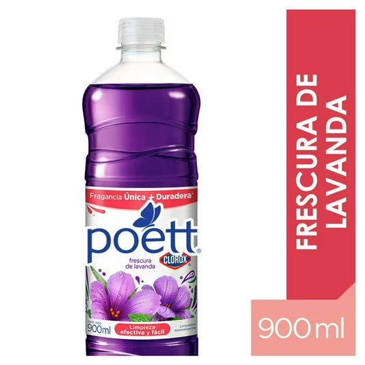 LIMPIADOR MULTIUSOS AROMATIZANTE POETT FRESCA LAVANDA 8/900 ML