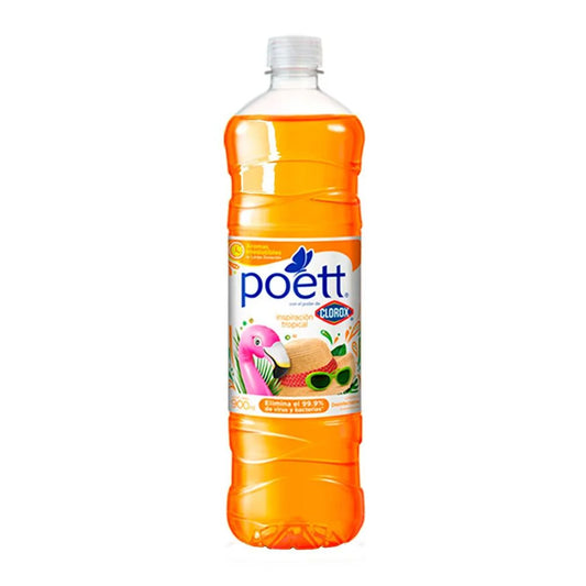 LIMPIADOR MULTIUSOS AROMATIZANTE POETT INSPIRACION TROPICAL 12/900 ML