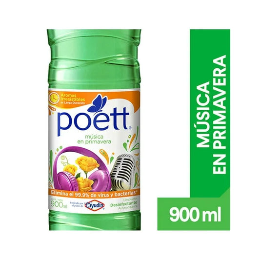 LIMPIADOR MULTIUSOS AROMATIZANTE POETT MUSICA EN PRIMAVERA 12/900 ML