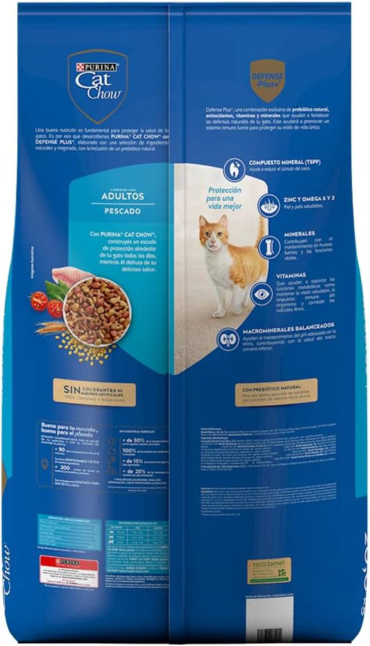 PURINA CAT CHOW ADULTOS PESCADO  C/20 K