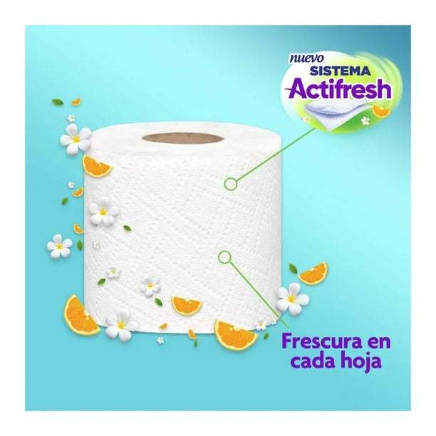 PAPEL HIGIENICO REGIO AIRES DE FRESCURA 200 HOJAS DOBLES 4pzs