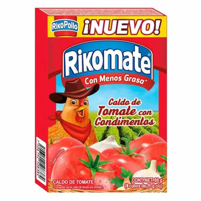 CALDO DE TOMATE RIKOMATE 8 CUBOS 8/15/3 11 G