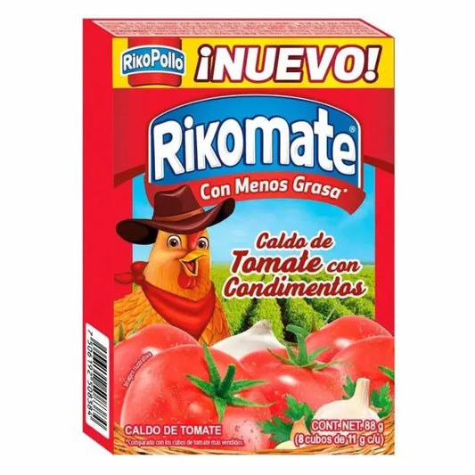 CALDO DE TOMATE RIKOMATE 8 CUBOS 8/15/3 11 G