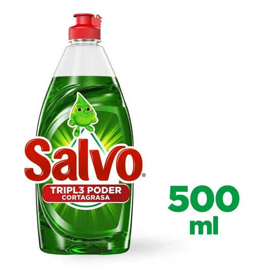SALVO DET LIQ LIMON 10/500ML+PROM 2PZ SALVO 500ML