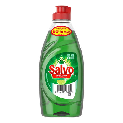 SALVO DET LIQ LIMON 12/300ML+PROM 2PZ SALVO