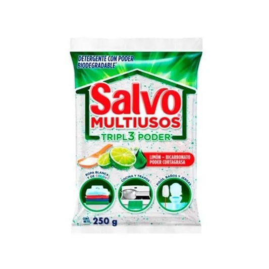 SALVO DET MULTIUSOS LIMON-BICARBONATO 30/250 G