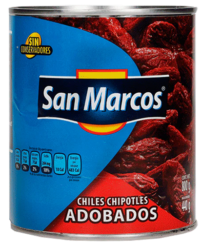 SAN MARCOS CHIPOTLES 800 G