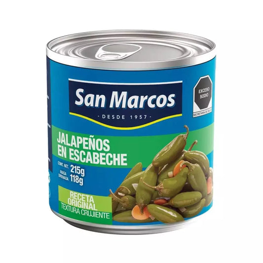 SAN MARCOS JALAPENOS 215 G