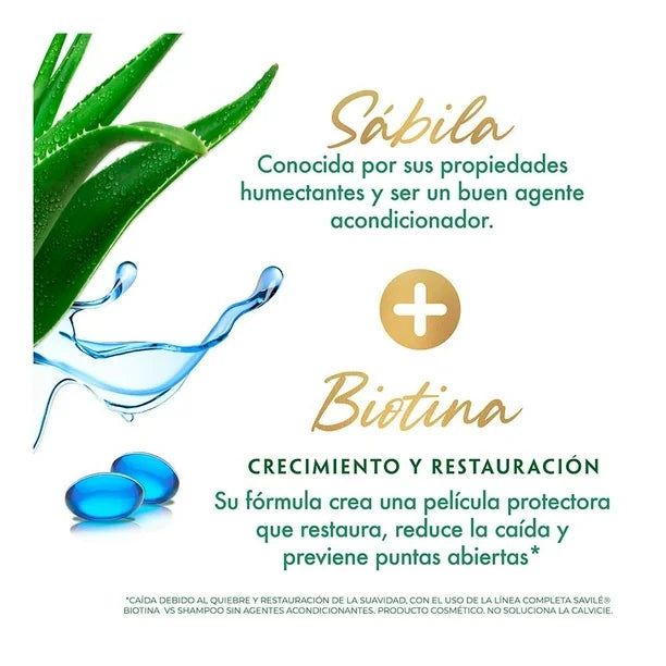 SAVILE SH BIOTINA 12/730 ML