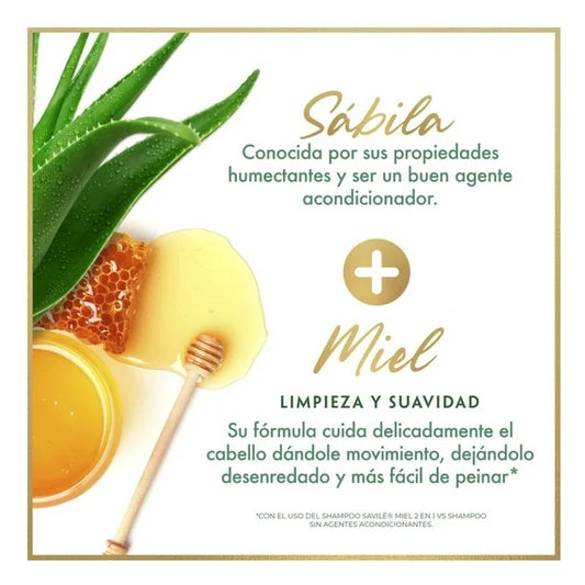 SAVILE SH MIEL 2EN1 12/700 ML