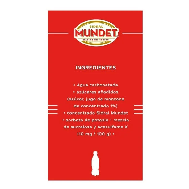 SIDRAL MUNDET REFRESCO PET MANZANA 4/3 L