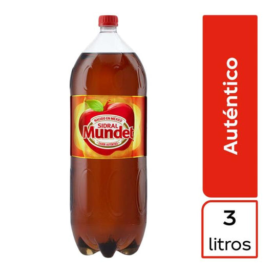 SIDRAL MUNDET REFRESCO PET MANZANA 4/3 L