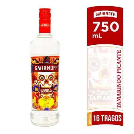 SMIRNOFF VODKA SPICY TAMARINDO 12/750 ML