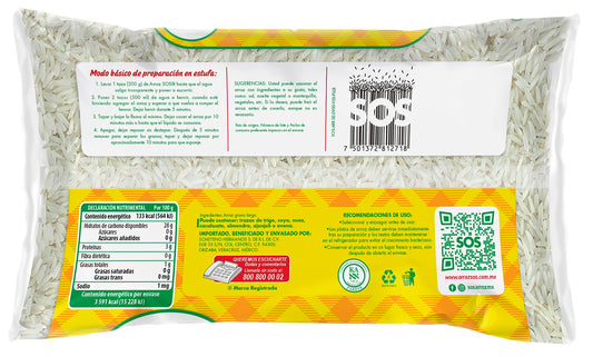 SOS ARROZ DE GRANO S/E LARGO (URUGUAYO) 10/1 K
