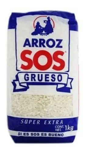 SOS ARROZ S/E GRUESO (AZUL) 12/1 K