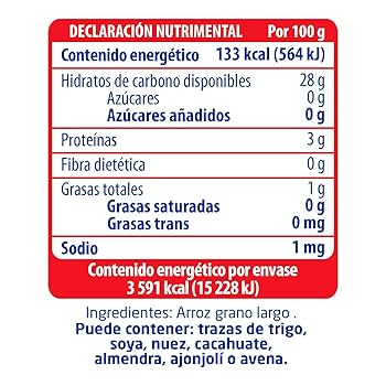 SOS ARROZ S/E LARGO (ROJO) 12/1 K