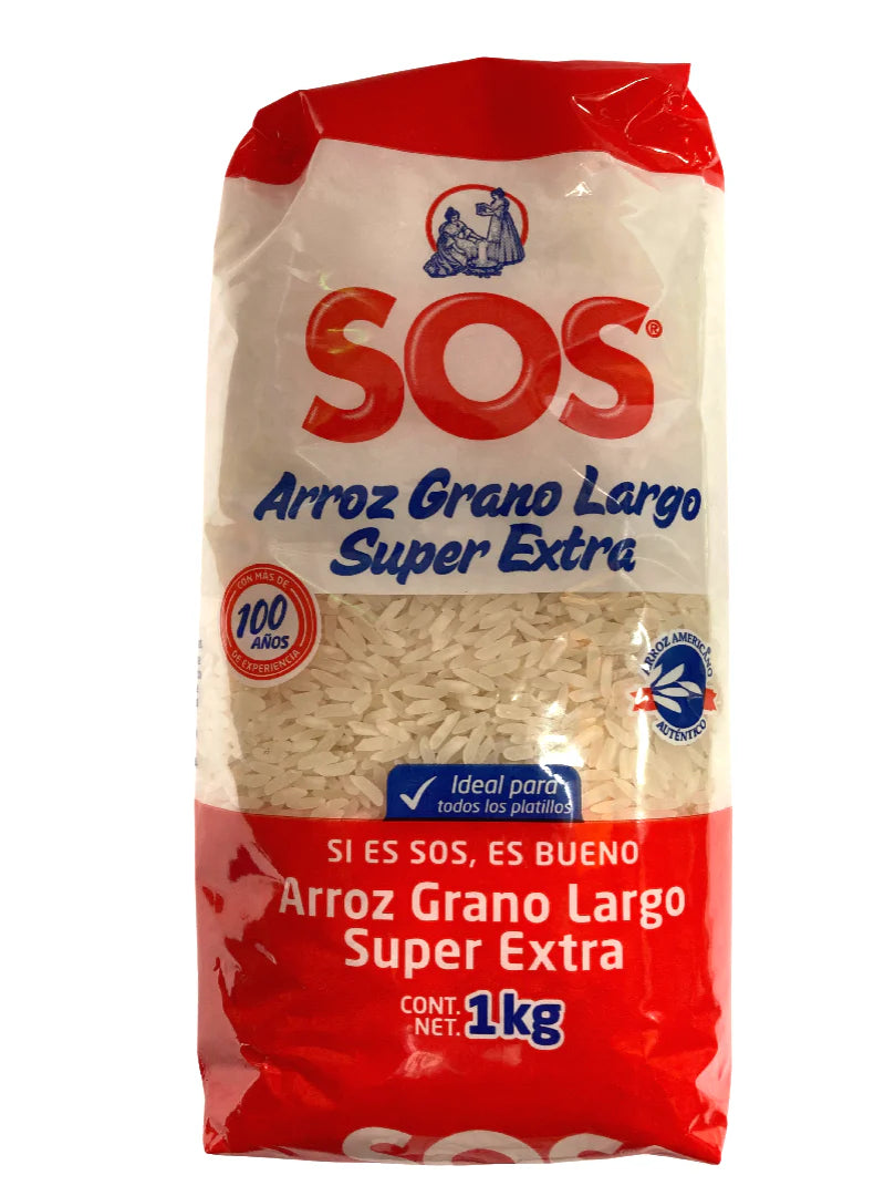 SOS ARROZ S/E LARGO (ROJO) 12/1 K