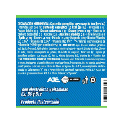 SPORADE BEB HIDRATANTE MORAS 6/625 ML
