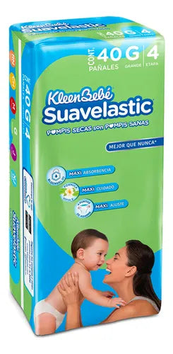 SUAVELASTIC MAX PAÑAL GRANDE  40pzs