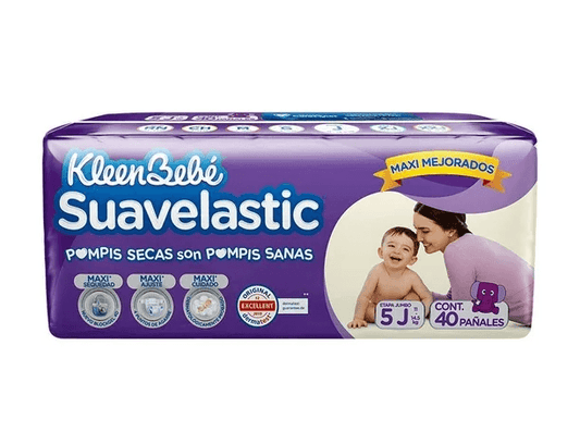 SUAVELASTIC MAX PAÑAL JUMBO 40pzs
