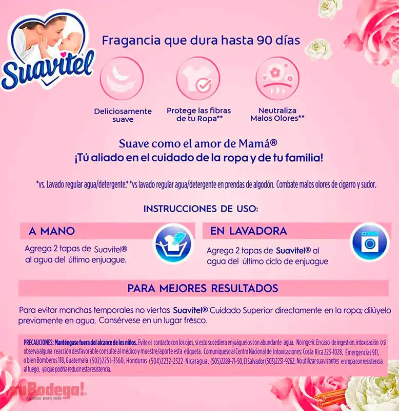 SUAVITEL SUAV CUIDADO SUP ROSA CANELA 12/850 ML