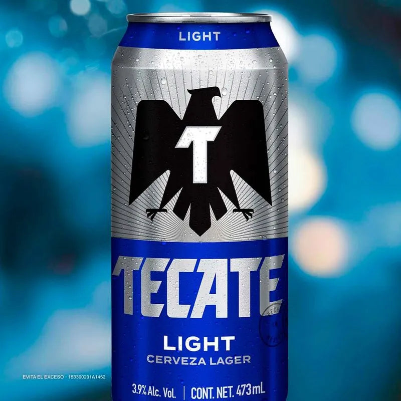 TECATE CERVEZA LIGHT LATON 24pzs 473 ML