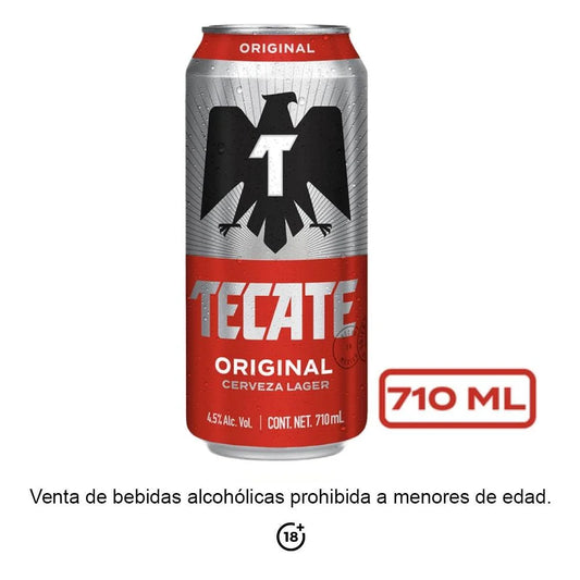 TECATE CERVEZA MISIL 12pzs 710 ML