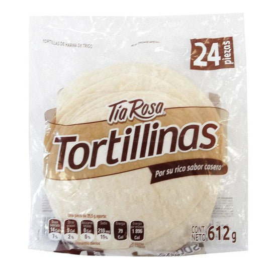 TIA ROSA TORTILLINAS HARINA C/24