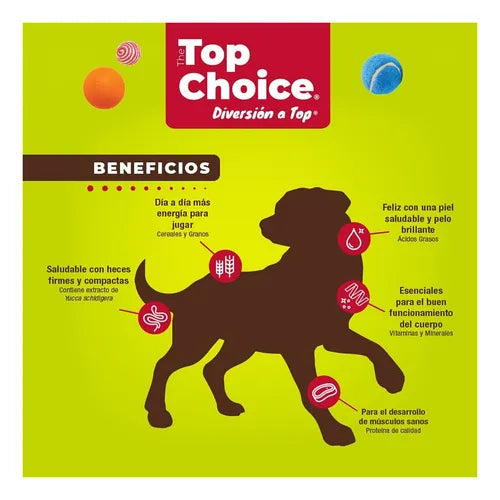 TOP CHOICE CACHORRO Y ADULTO C/25 K