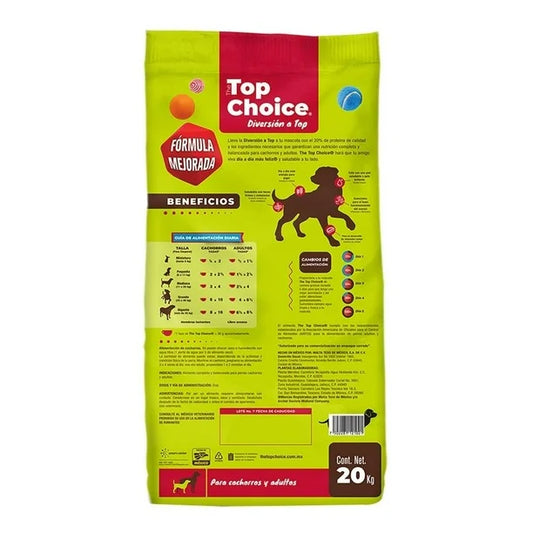TOP CHOICE CACHORRO Y ADULTO C/25 K