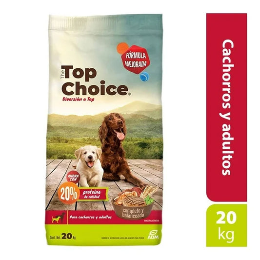 TOP CHOICE CACHORRO Y ADULTO C/25 K