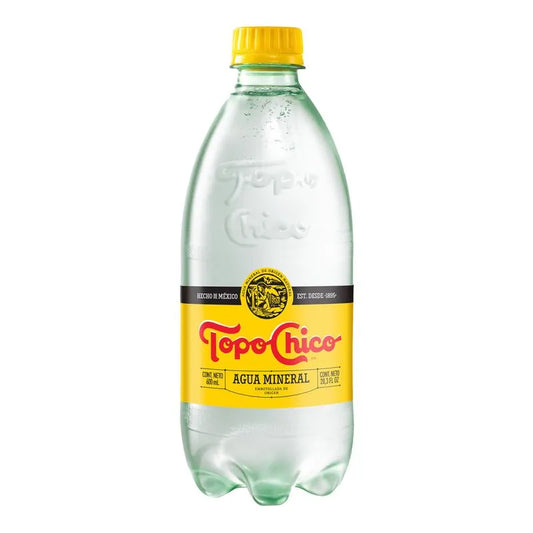 TOPO CHICO AGUA MINERAL PET 12/600 ML