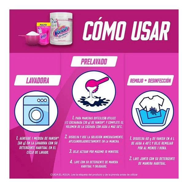VANISH Q/MANCHAS POLVO 12/120 G