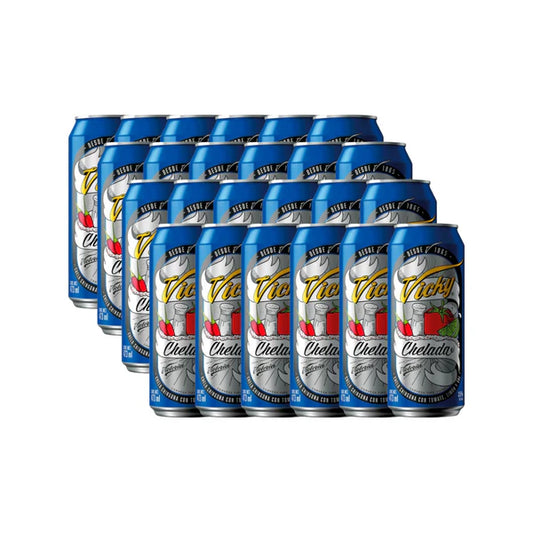 VICTORIA CERVEZA CHELADA 24pzs 473 ML