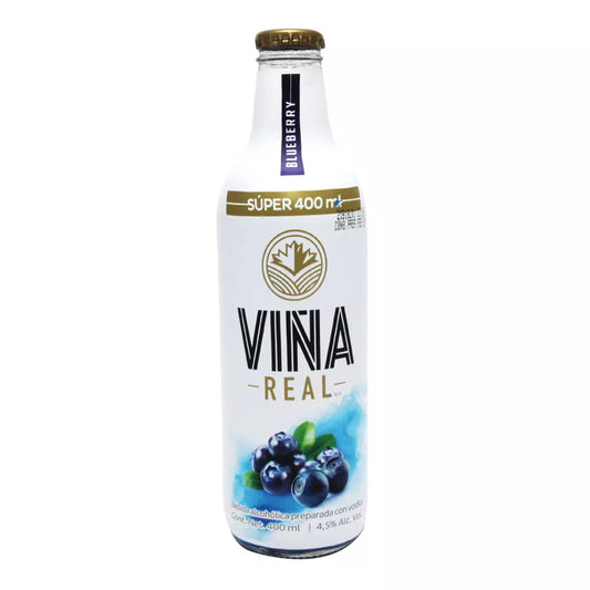 VINA REAL BEB ALCOH BLUEBERRY 18/400 ML