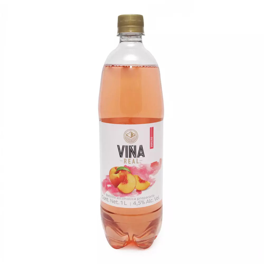 VIÑA REAL BEB ALCOH DURAZNO PET 6/1 L
