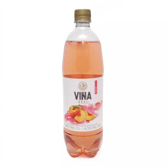 VIÑA REAL BEB ALCOH DURAZNO PET 6/1 L